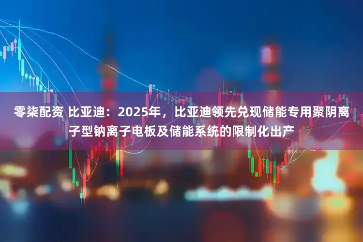 零柒配资 比亚迪：2025年，比亚迪领先兑现储能专用聚阴离子型钠离子电板及储能系统的限制化出产